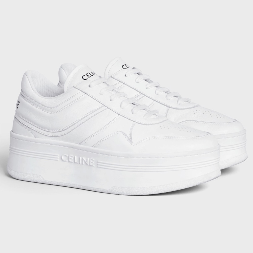 CELINE Block Sneakers With Wedge Outsole